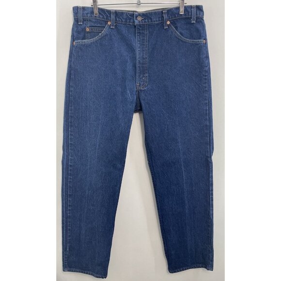 Vintage Levi’s 505 Jeans Orange Tab Straight Leg Mens 38x32 (Tag 40x32) Made USA - Picture 1 of 13